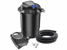 Kit de filtration set 30000 litres 18 watts uvc pompe 12000 lparh tuyau 10 m helloshop26 16_0001907