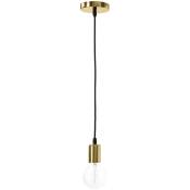 Lampe de suspension design - Edison Style Doré - Métal,