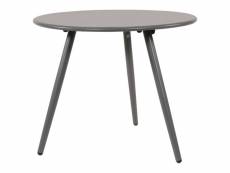 Lesli living table d'appoint rafael 45x35 cm gris