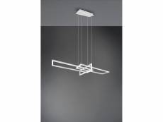 Suspension salinas 3 rectangles led 34w blanc l110 cm dimmable trio lighting