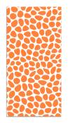 Tapis vinyle motif pavée orange 300x200cm