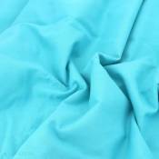 Tissu uni coton teflon DIABOLO - Bleu