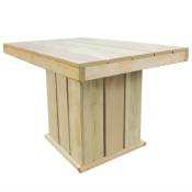 Vidaxl - Table de jardin 110x75x74 cm Bois de pin imprégné