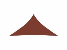 Vidaxl voile de parasol tissu oxford triangulaire 3x3x3 m terre cuite