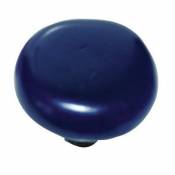 6 boutons de meuble rond bleu foncé 3 4 x 2 7 cm