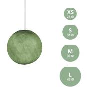Abat-jour Sfera en fil - 100% fait main xs - ø 25 cm - Polyester Vert olive - Polyester Vert olive