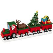 Accessoire pour village de noël Train du Père noël - Feeric Christmas - Multicolore