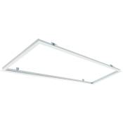 Cadre Encastré pour Panneaux LED 120x30 cm Blanc