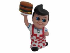 "figurine bob big boy avec hamburger restaurant diner usa statuette bobble"