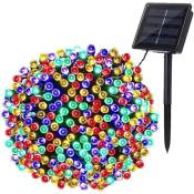 Gotrays - Guirlande lumineuse solaire de Noël, 22m 200 Led Multicolore