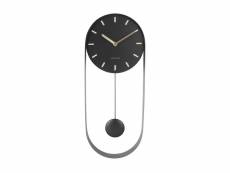 Horloge en métal pendulum charm noir - karlsson