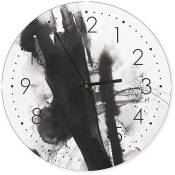 Horloge Murale Artistique Abstraction Élégante - 60 x 60 cm - Multicolore