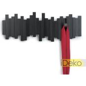 iDeko® Porte manteaux mural en plastique dépoli Design