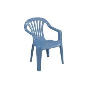 Iperbriko - Stackable Blue Plastic Garden Chair for