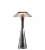 Lampe de table Space Outdoor / LED - Rechargeable - Kartell gris en plastique
