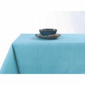 Nappe enduite anti taches aux couleurs acidulées - Bleu - 150 x 300 cm