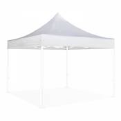 Oviala - Toit de tente pliante 3 x 4,5 m pro 40 mm - Blanc