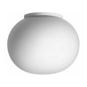 Petite applique design en verre opalin ip44 8,5 x 11,2 cm Glo-Ball - Flos