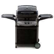 Sochef - barbecue a' gaz Saporillo 7,2 kw cm 130x50x105h 2 bruleurs en acier et grille e'maille'e