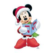 Star Cutouts - Figurine en carton Minnie Mouse à la chorale de Noël -Haut 93 cm