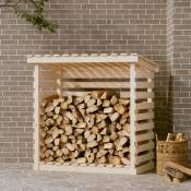 Support pour bois de chauffage 108x73x108 cm Bois de