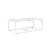 Table basse d'extérieur en aluminium Blanc merrigan 105x62x h38 cm