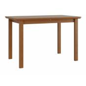 Table Victorville 117, Aulne, 76x70x120cm, Allongement, Placage de bois naturel, Bois, Partiellement assemblé - Aulne