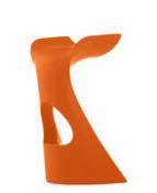 Tabouret de bar Koncord / H 70 cm - Plastique - Slide orange en plastique