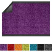Use&wash - Tapis de Porte Paillasson d'entrée Use&Wash Violet 200 x 150 cm - Violet