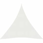 Voile d'ombrage 160 g/m² Blanc 3x4x4 m pehd - Fimei