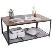 Bakaji - Table basse rectangulaire Canapé lounge Design