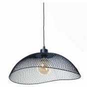 Eglo - Lampe suspendue plafonnier suspension lampe de salon rétro plafonnier, métal, noir, 1x E27, LxPxH 57x54x110 cm 43305