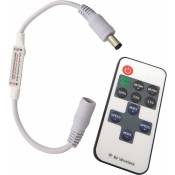 Gradateur/interrupteur sans fil 12V dc avec télécommande pour toutes les lampes led graduelles avec fiche et prise (télécommande universelle)