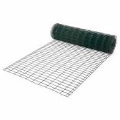 Grillage soudé Blooma maille 50 x 100 mm vert 20 x