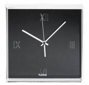 Horloge murale Tic & Tac / à poser ou suspendre - Kartell noir en plastique