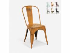 Lot de 20 chaises design industriel métal vintage shabby chic style tolix steel old AHD Amazing Home Design
