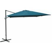 Parasol Deporte 3X4/8 Nh20 Inclinable Manivelle - Bleu