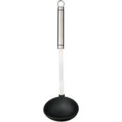 Professional - Spoon de Cuillère de service de cuisine, tête antiadhésive en nylon, acier inoxydable, 33 cm - Kitchencraft