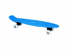 Skateboard complet 57 cm bleu retro plastique