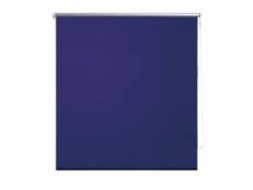 Store enrouleur bleu occultant 100 x 175 cm fenêtre rideau pare-vue volet roulant helloshop26 4102014