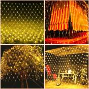 Swanew - led lumière net décoration rideau guirlande