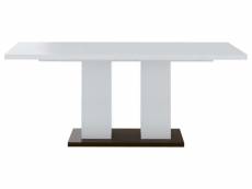 Table 180 cm KARAT coloris blanc/ gris