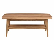 Table basse scandinave rectangulaire en bois massif
