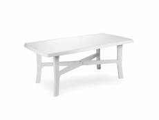 Table d'extérieur rectangulaire, made in italy, 180x100x72