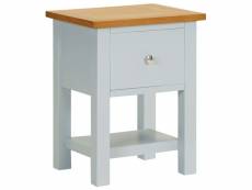 Table de chevet table d'appoint | table de nuit 36x30x47 cm bois de chêne massif - meuble pro frco93501