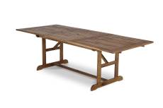 Table de jardin extensible en bois 180/240×100 cm