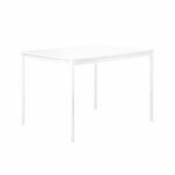 Table rectangulaire Base /Plateau bois- 140 x 80 cm - Muuto blanc en bois