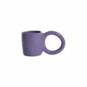 Tasse à café Donut Medium / Ø 8 x H 9 cm - Petite Friture violet en céramique