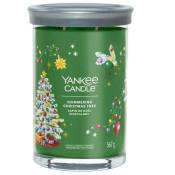 Yankee Candle - Bougie signature sapin de Noël scintillant grand modèle - Vert
