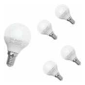 Ampoule E14 LED 8W 220V G45 300° - Pack de 5 / Blanc Neutre -